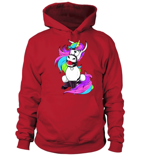 Silly BDSM Unicorn Bondage fetish Sub Slave Girl Women's Hoodie