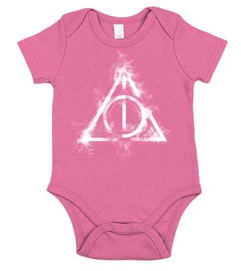 Harry Potter The Deathly Hallows Icon Short Sleeve Baby One-Piece