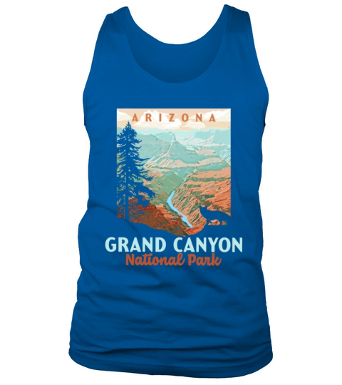 Grand Canyon National Park Arizona Vintage WPA Men's Tank Top