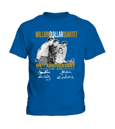 Million dollar quartet 64th anniversary 1956 2020 signatures Kids T-Shirt