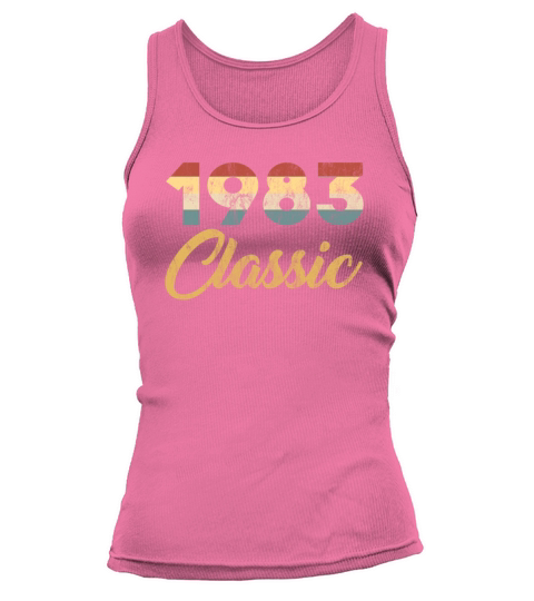 37 th Birthday Gift for Men And Women 1983 Women's Tank Top