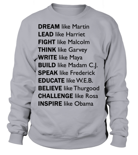 Dream Like Martin Graphic Tee Women's Sweatshirt