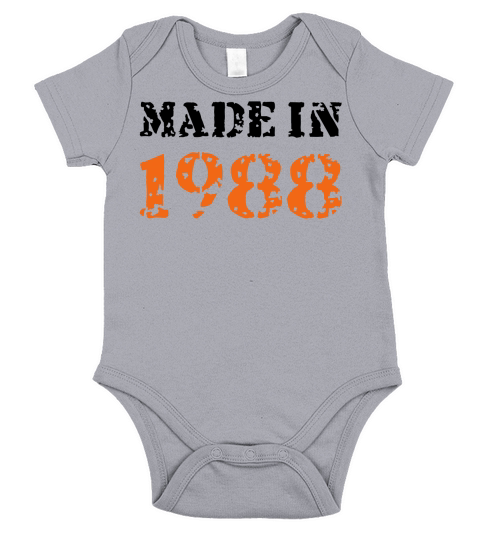 Made in 1988 Short Sleeve Baby One-Piece