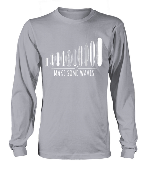 Make Some Waves Surfer Surfboards Surfing Boy Surf Women's Long Sleeve