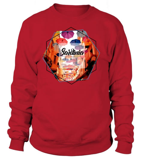 Sardinia Cities Iglesias Umbrella Picture Women's Sweatshirt