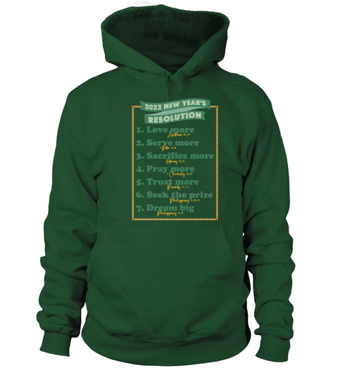 New Year 2022 Resolution Women's Hoodie