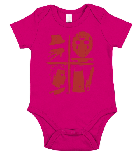 Horror Short Sleeve Baby One-Piece