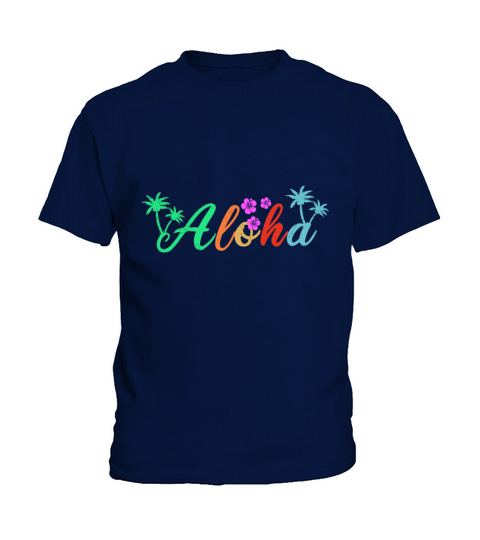 Hawaii Aloha Summer Beach Vacation Gift Idea Kids T-Shirt