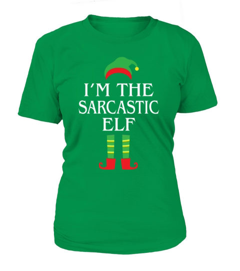 Im The Sarcastic Elf Funny Christmas T Shirt Gift Women's T-Shirt