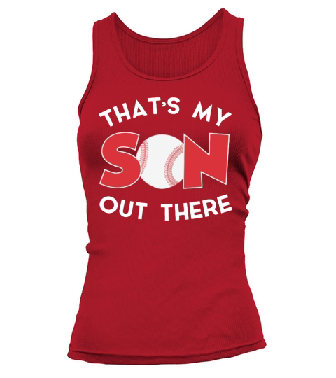 BASEBALL THATS MY SON OUT THERE Tank top Woman