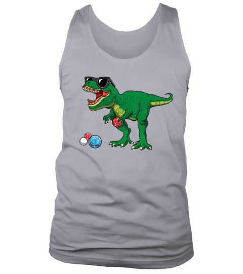 T Rex Dinosaur Funny Bocce Ball Shirt Kids Boys Gi Men's Tank Top