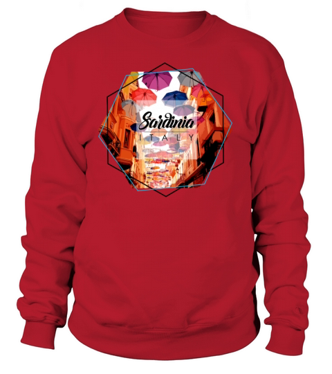 Sardinia Cities Iglesias Umbrella Picture Men's Sweatshirt