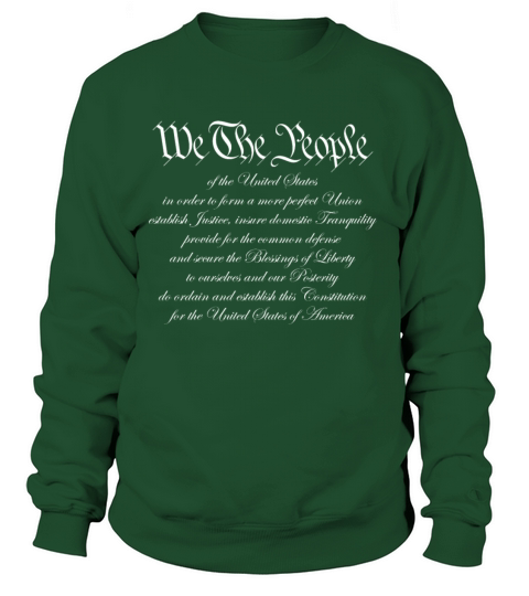 We The People Constitution American Patriot Women's Sweatshirt