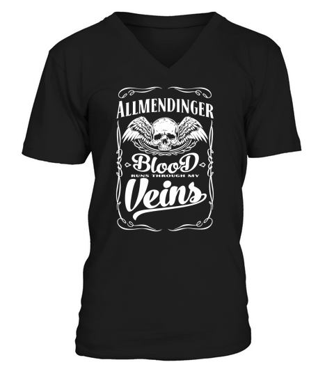 Funny Vintage Tshirt for Allmendinger V-Neck T-shirt