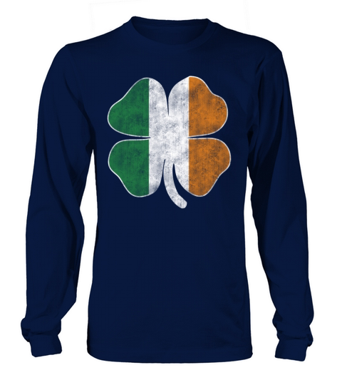 Grunge Shamrock Women's Long Sleeve
