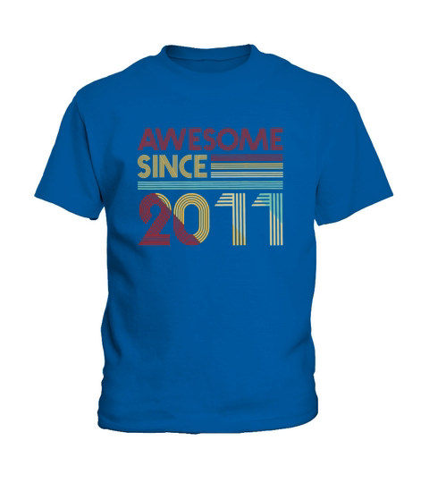 Awesome Since 2011 8 years old bday 8th Kids T-Shirt