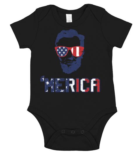 Happy 4th of July Short Sleeve Baby One-Piece