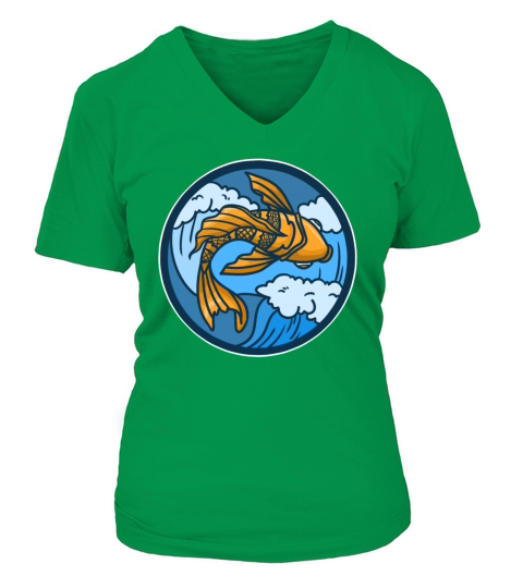 Fish Butt Gift Fishing Fishing Pike Eel Women's V-Neck T-shirt