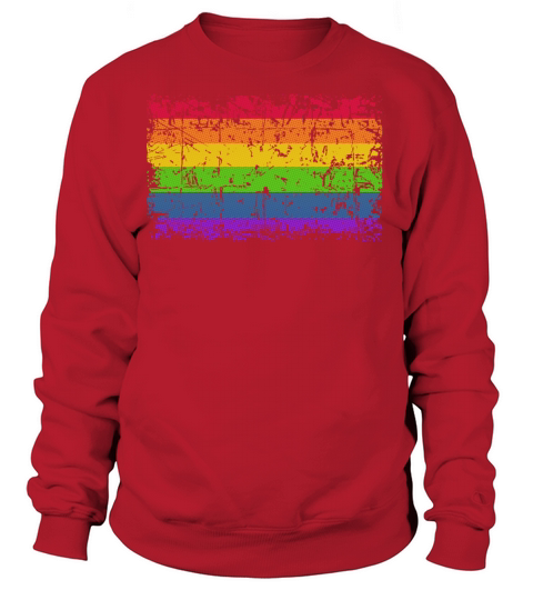 Rainbow Flag Vintage Women's Sweatshirt