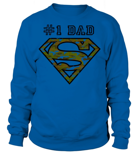 Superman Super Dad Army Women's Sweatshirt