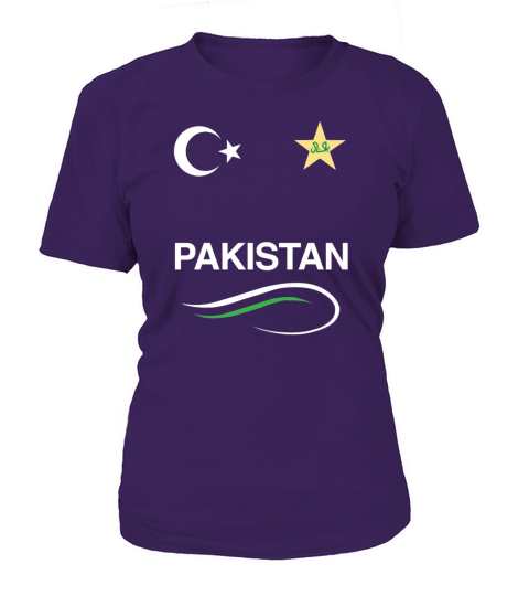 Pakistan Cricket Team T-Shirt Fans Jersey T-Shirt Woman