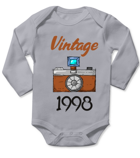 Vintage 1998 Long Sleeve Baby One-Piece