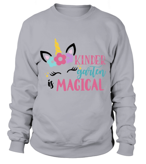 kids kinder garten magical back to school girls ki Men's Sweatshirt
