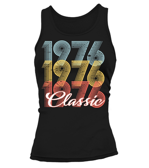 Classic Vintage 45th birthday Shirt Born In 1976 Women's Tank Top