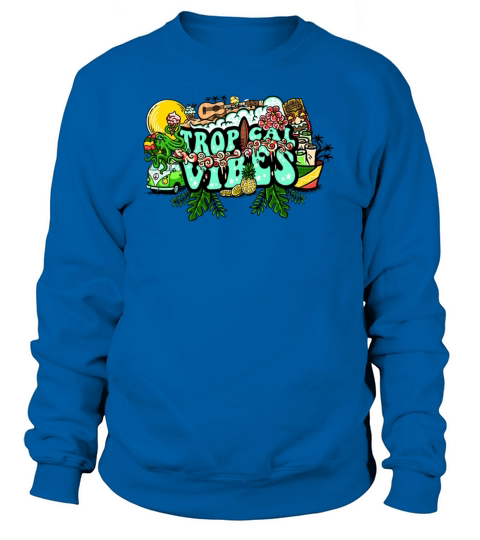 Tropical Vibes Travel Vacation Women's Sweatshirt