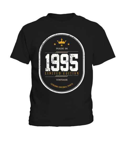 Made In 1995 Limited Edition Vintage Kids T-Shirt