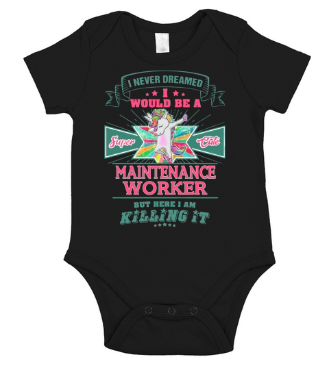 MAINTENANCE WORKER Short Sleeve Baby One-Piece