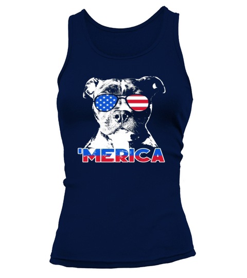 Patriot Pitbull Merica Frontside Tank top Woman