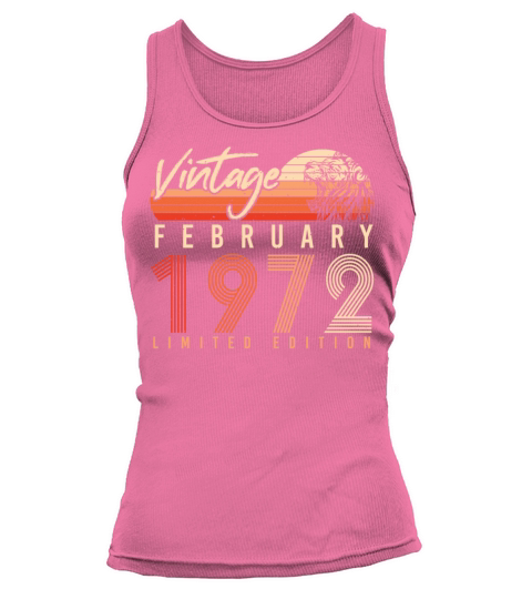 1972 February Limited Vintage Women's Tank Top
