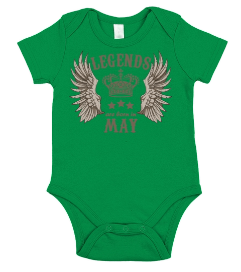 Legends are born in May Short Sleeve Baby One-Piece