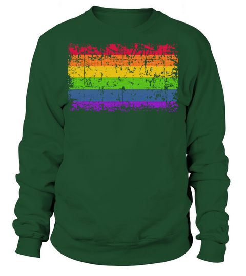 Rainbow Flag Vintage Men's Sweatshirt