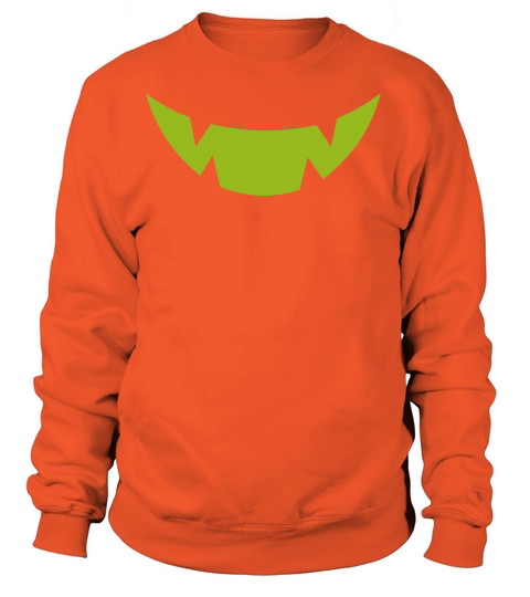 Pumpkin Mouth Simple Halloween Group Costumes Women's Sweatshirt
