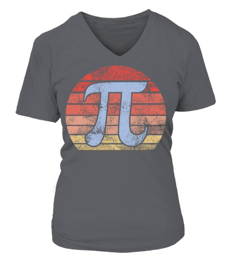 PI Day 2022 Math Lover Mathematics Retro Vintage V-neck T-Shirt Woman