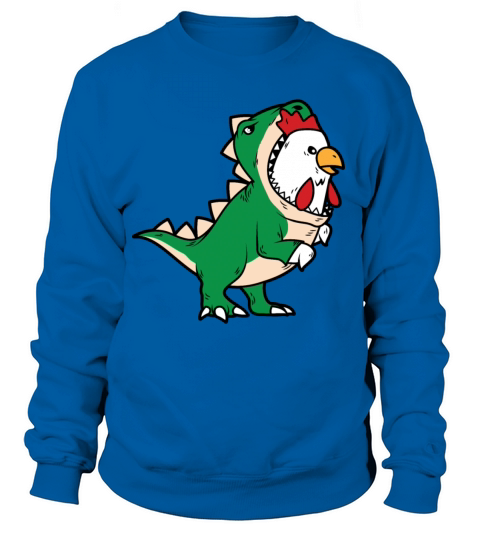 chicken in dino costume Women's Sweatshirt