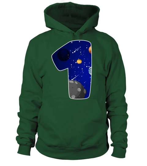 1st Birthday Boy Space Birthday Party Gift Kids Women's Hoodie