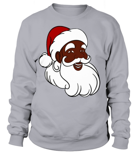 Christmas Santa - Afro Santa Women's Sweatshirt