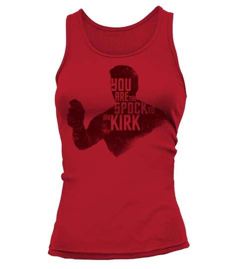Star Trek Spock To My Kirk Valentine s Red Graphic Women's Tank Top