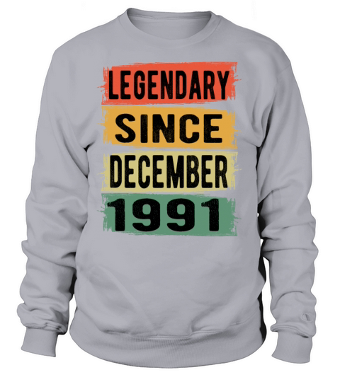 Birthday Retro Legendary December 1991 Women's Sweatshirt