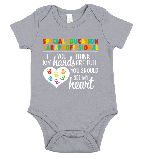 Special Education Paraprofessional Short Sleeve Baby One-Piece