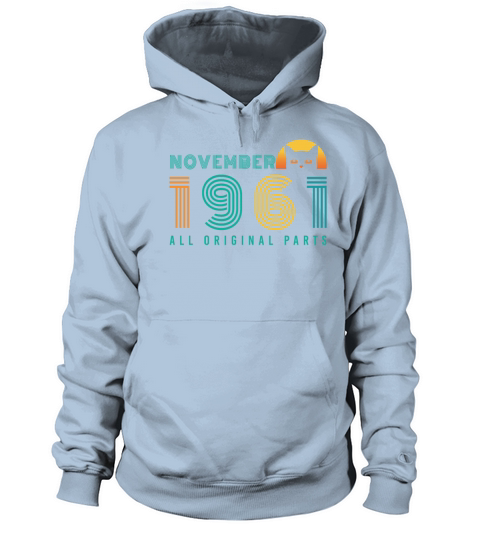 1961 November Vintage Cat Women's Hoodie