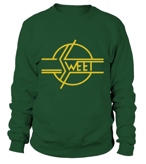New THE SWEET BAND Glam 70s Classic Rock Band 70s Women's Sweatshirt