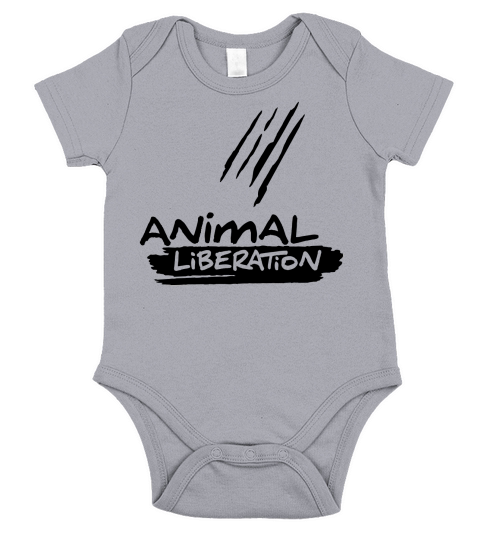 Animal Liberation - vector Short Sleeve Baby One-Piece