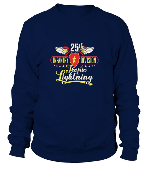 25Th Infantry Division Patch Tropic Lightning Women's Sweatshirt