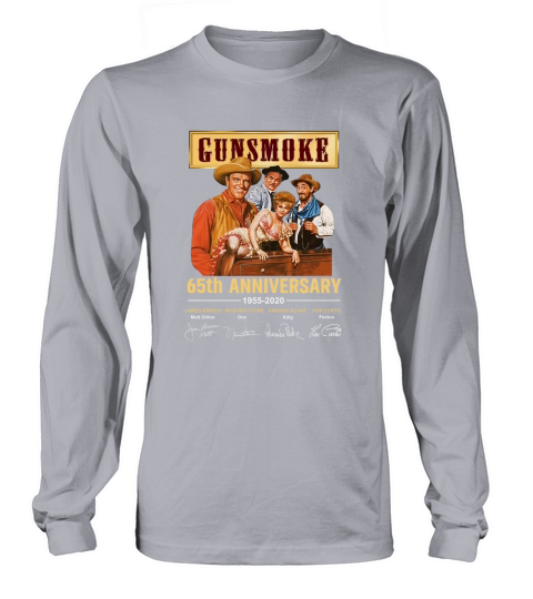 Gunsmoke 65th Anniversary 1955 2020 Signature Long sleeved Unisex