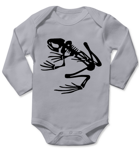 Frog Skeleton Navy Seal SOCOM Long Sleeve Baby One-Piece