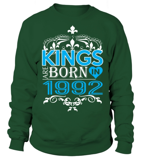 Kings Are Born In 1992 Happy Fathers Day Women's Sweatshirt